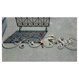Nice wrought iron Scroll Decor Section, with bird