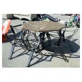 70s Era Table Set, partial set anyway, octagon