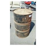 Metal 55 gallon Drum