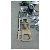 Three Vintage Ford Grills, I believe from 50s 60s