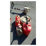4 misc. Gas Cans, used condition most missing