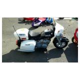 Police Motorcycle Power Charged Ride On Bike. No