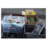 Skid lot with silicone caulk, extension cord,