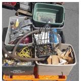 Misc. Lot, includes Plastic Tubing, Hanging