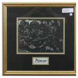 1969 Picasso Erotic Gravures, Coa  print