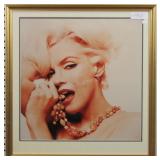 Marilyn Monroe With Necklace By Bert Stern From