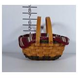 Smaller oval shaped Longaberger basket with