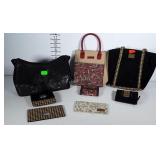 Longaberger purse and accessories lot: 3 purses