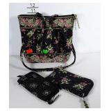 Vera Bradley purse and 2 wallets, all in gently