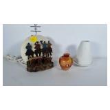 Western / Cowboy night light. Works. Also a small