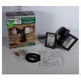 Motion sensor light with installation hardware