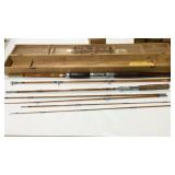 Two Orient combo bamboo fishing rods fly fishing