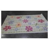 Pottery Barn Kids wool daisy garden rug, 5