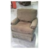 Upholstered living room chair. Pretty