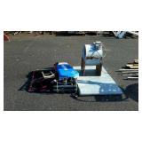 Parts Group lot with gym machine, walker, parts