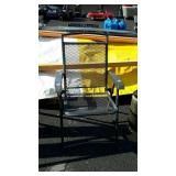 Folding metal mesh seating chair