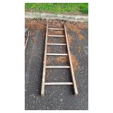 80 inch wooden ladder section