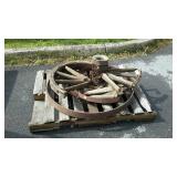 Old Conastego Wagon Wheel as parts & pieces.