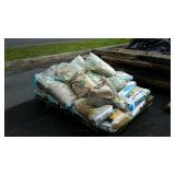 Sand, Skid containing several bags of Play Sand,