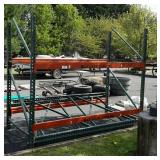 Pallet Racking. One complete section with 2 extra