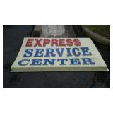 Signage Piece. Poly half section cover. Express
