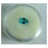.75 apatite gemstone in capsule