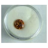 1.25ct Madeira citrine gemstone in capsule