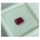 1.75ct Ruby gemstone in case