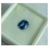 Approx 1.5ct purple zandrite gemstone in case