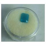 Approx 1.6ct paraiba chalcedony gemstone in