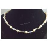 Freshwater pearl necklace 30in and bracelet