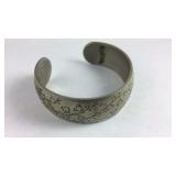 Kirk pewter Lilly of the valley bracelet