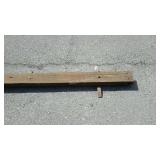 Antique Horse Drawn Wagon Shaft