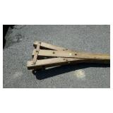 Antique Horse Drawn Wagon Shaft