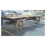 Antique Wagon, Running Gear having Steel Wheels,
