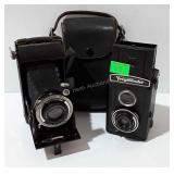 Vintage Voightlander cameras, Bessa with case and