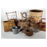 Baskets and metalwares