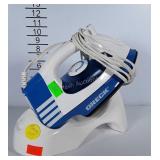 Oreck iron with stand. Powers on.