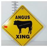 Angus Xing metal sign
