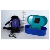 Poly jewelery box and Minolta film camera with