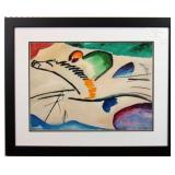 The Rider Giclee By Wassily Kandinsky print