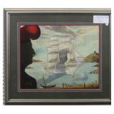 Untitled Sailing Boat In Port Lligat Bay Giclee