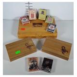 Advertising game lot: Marlboro poker set, Harley