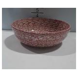 Roseville Spongeware Bowl