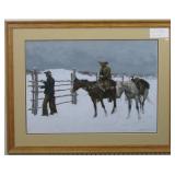 Fall Of The Cowboy By Fredric Remington print