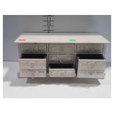 7 Drawer Wooden Jewelry Case