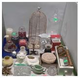 Assorted Lot, includes Marbles, Scented Candles,