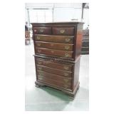 Gentlemans Chest on Chest, 6 total Drawers, use
