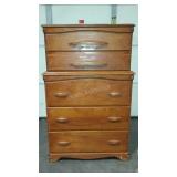 Two over three chest on chest. Nice curved top