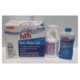 hth D.E. Filter Aid, Aqua-chem pH-Up, & HTH Super